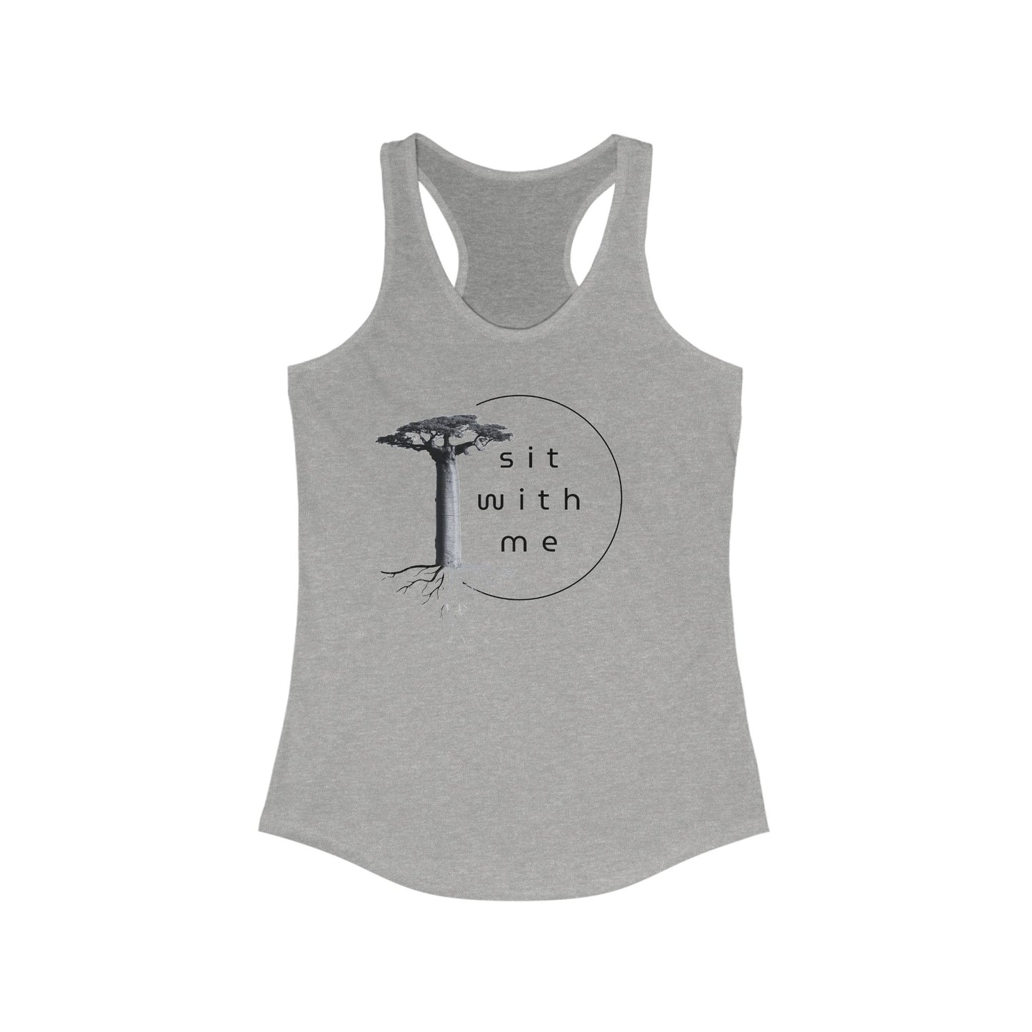 Bohemian Racerback Tank, Inspirational Tank Top, Nature Lover Gift, Relaxed Fit Tee, Summer Essentials, Casual Wear, Fitness Apparel