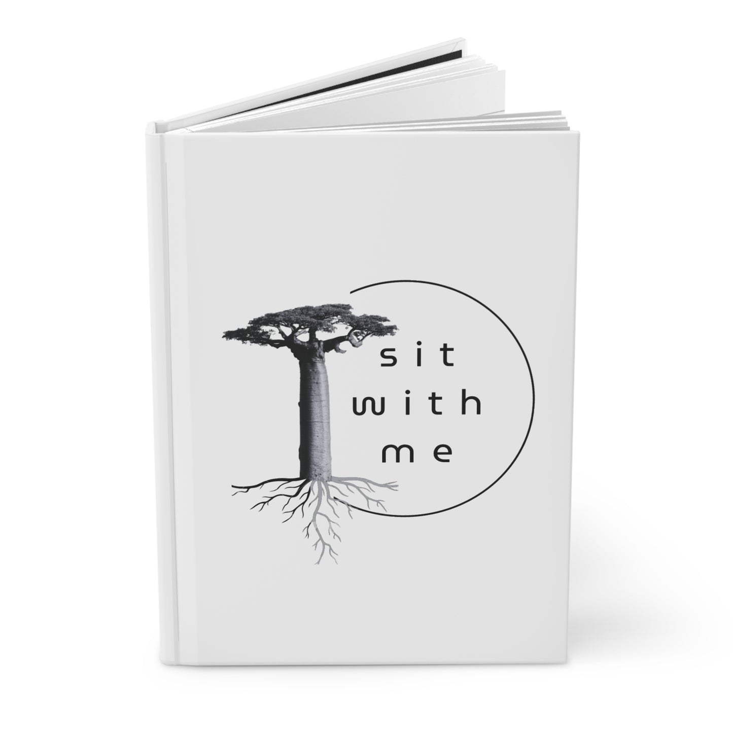 Mindful Baobab Journal: Sit With Me, Inspiration Notebook, Eco-Friendly Journal, Gift for Writers, Meditation Journal, Self-Reflection Diary
