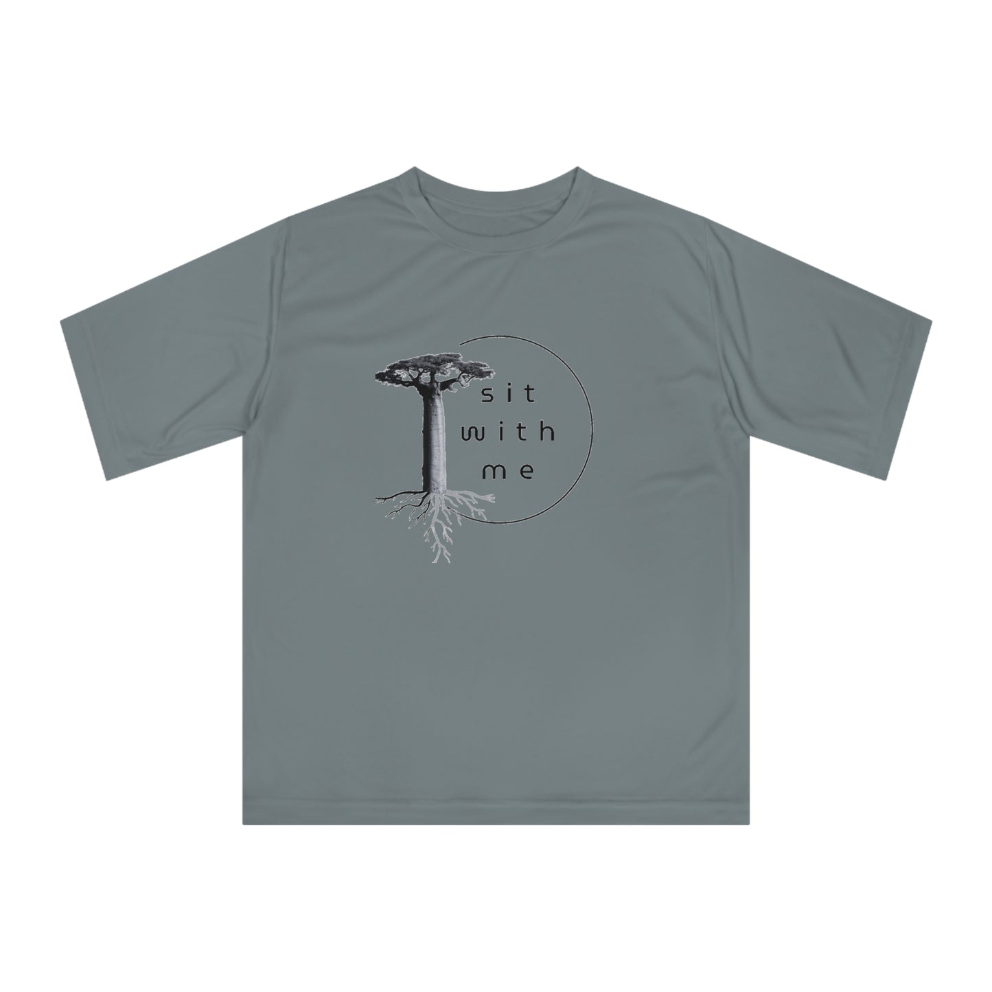 Mindful Tree Performance T-Shirt - Eco-Friendly Apparel, Unisex Gift, Yoga Attire, Outdoor Wear, Casual Style