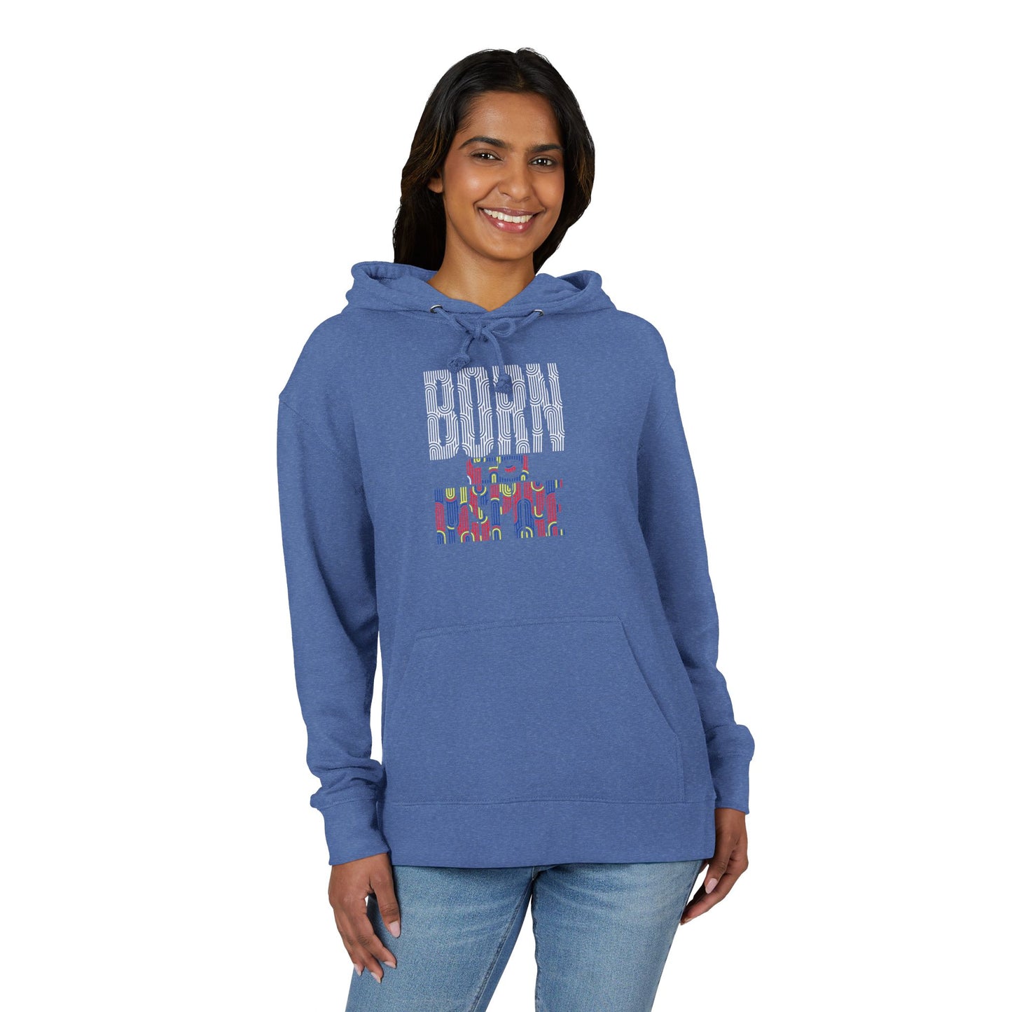 Unisex French Terry Hoodie - Born to Stand Out, Casual Wear, Gift for Him/Her, Colorful Graphic Sweatshirt, Everyday Comfort Hoodie