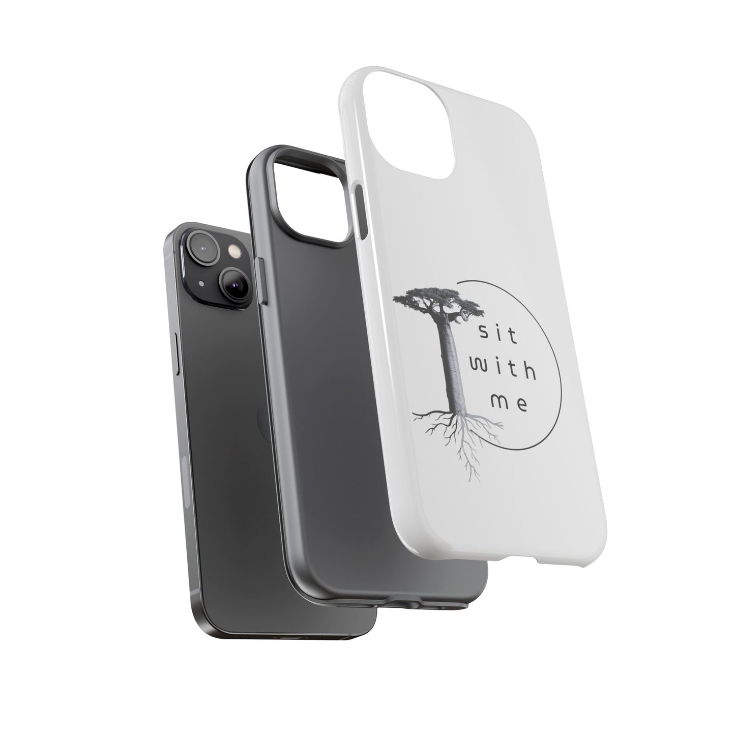 Lotus Flower Phone Case, Motivational Quote, Inspirational Gift, Mindfulness Decor, Self-Care Reminder