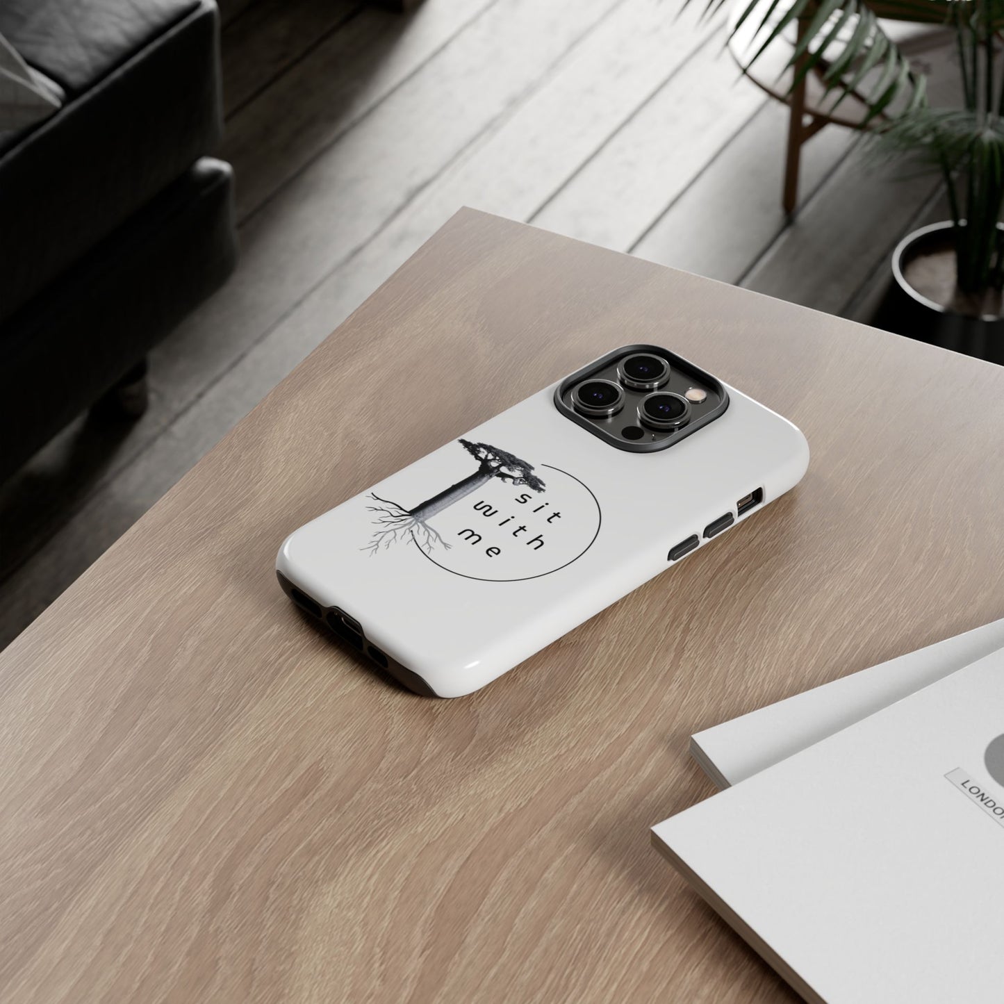 Lotus Flower Phone Case, Motivational Quote, Inspirational Gift, Mindfulness Decor, Self-Care Reminder