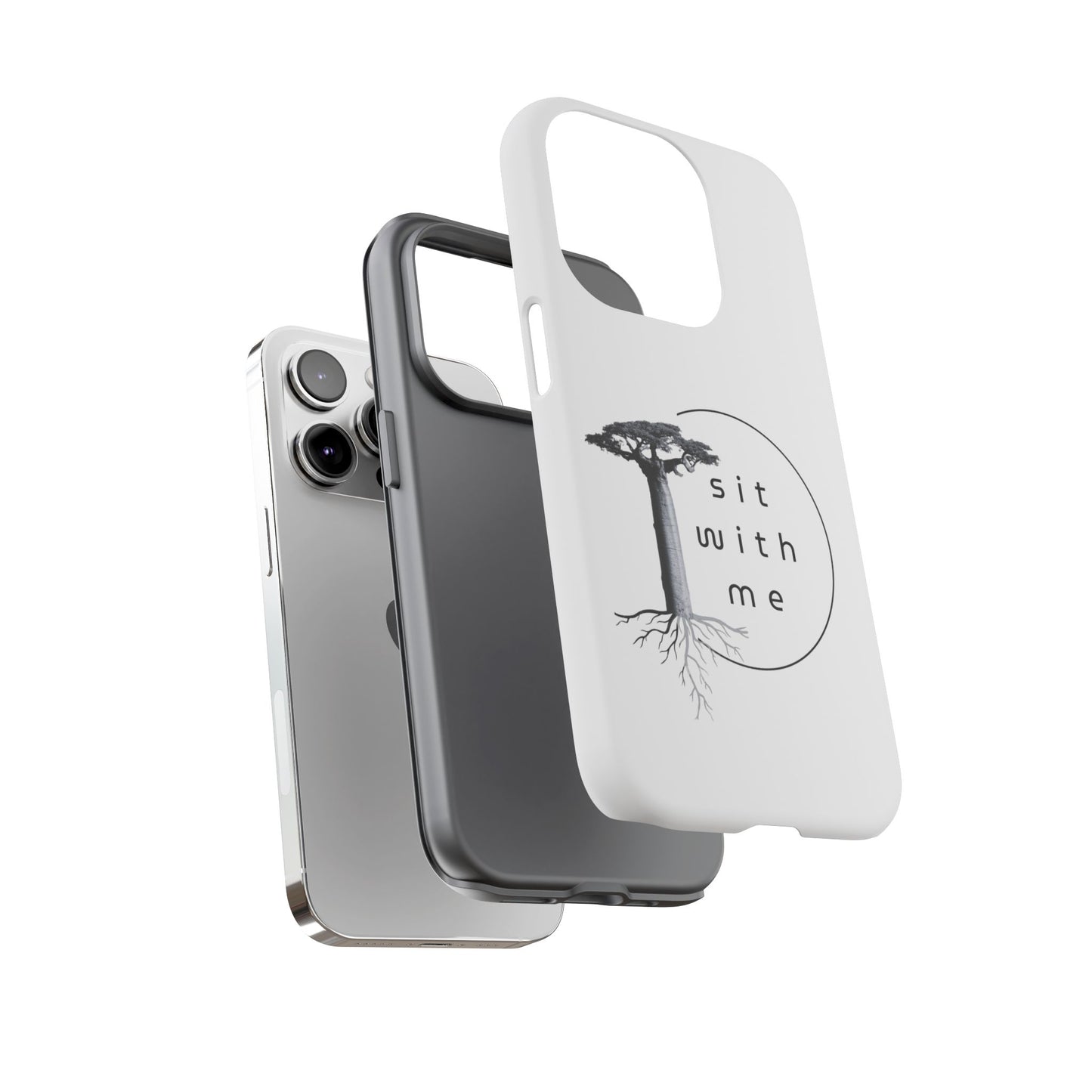 Lotus Flower Phone Case, Motivational Quote, Inspirational Gift, Mindfulness Decor, Self-Care Reminder