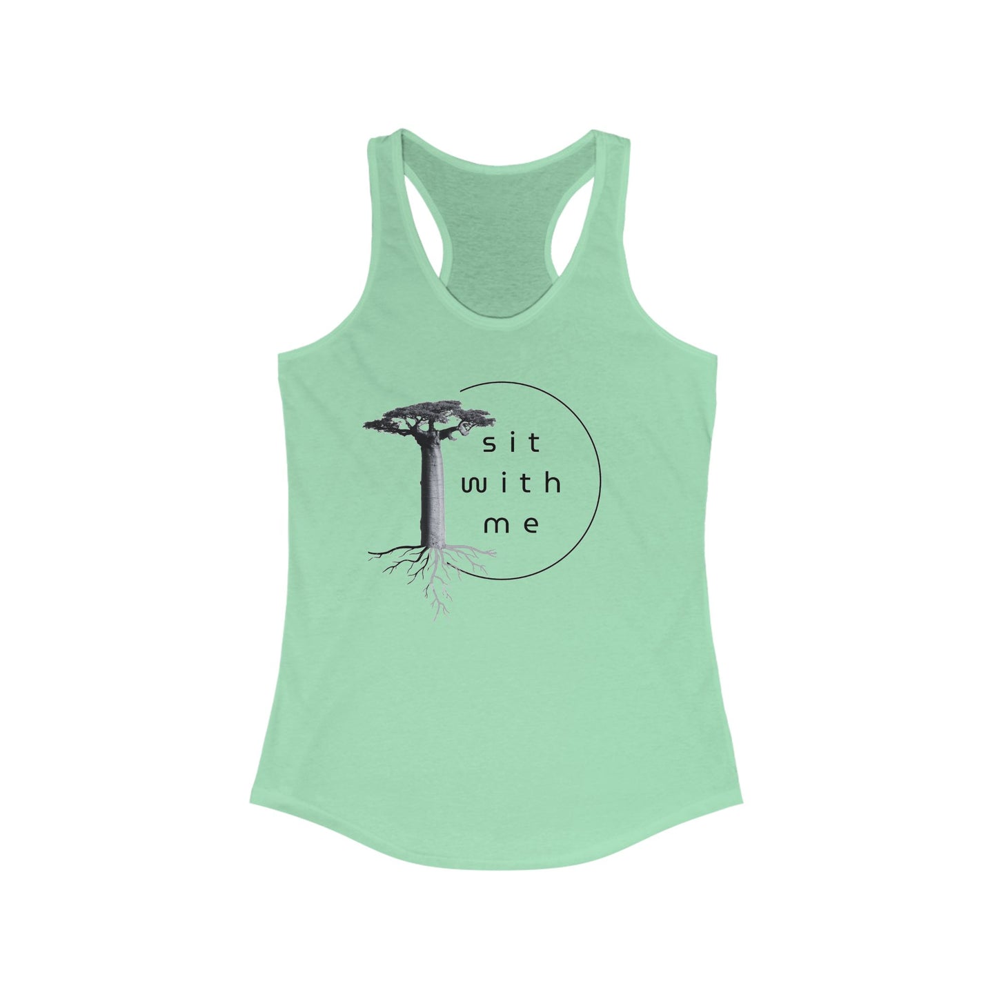 Bohemian Racerback Tank, Inspirational Tank Top, Nature Lover Gift, Relaxed Fit Tee, Summer Essentials, Casual Wear, Fitness Apparel