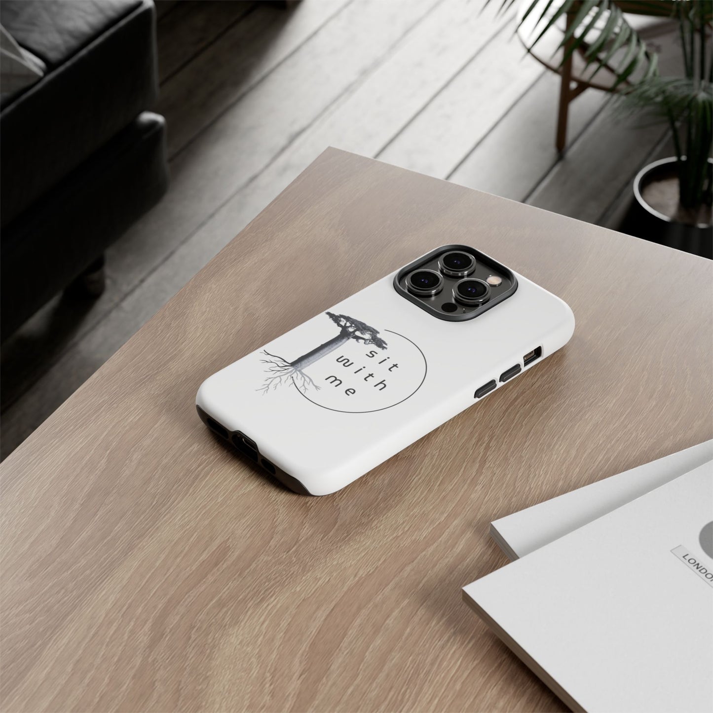 Lotus Flower Phone Case, Motivational Quote, Inspirational Gift, Mindfulness Decor, Self-Care Reminder